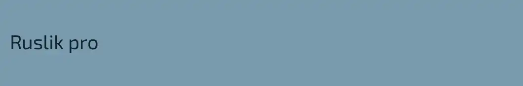 Ruslik pro